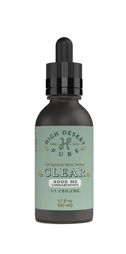 4000 mg CBG+CBD Clear Tincture