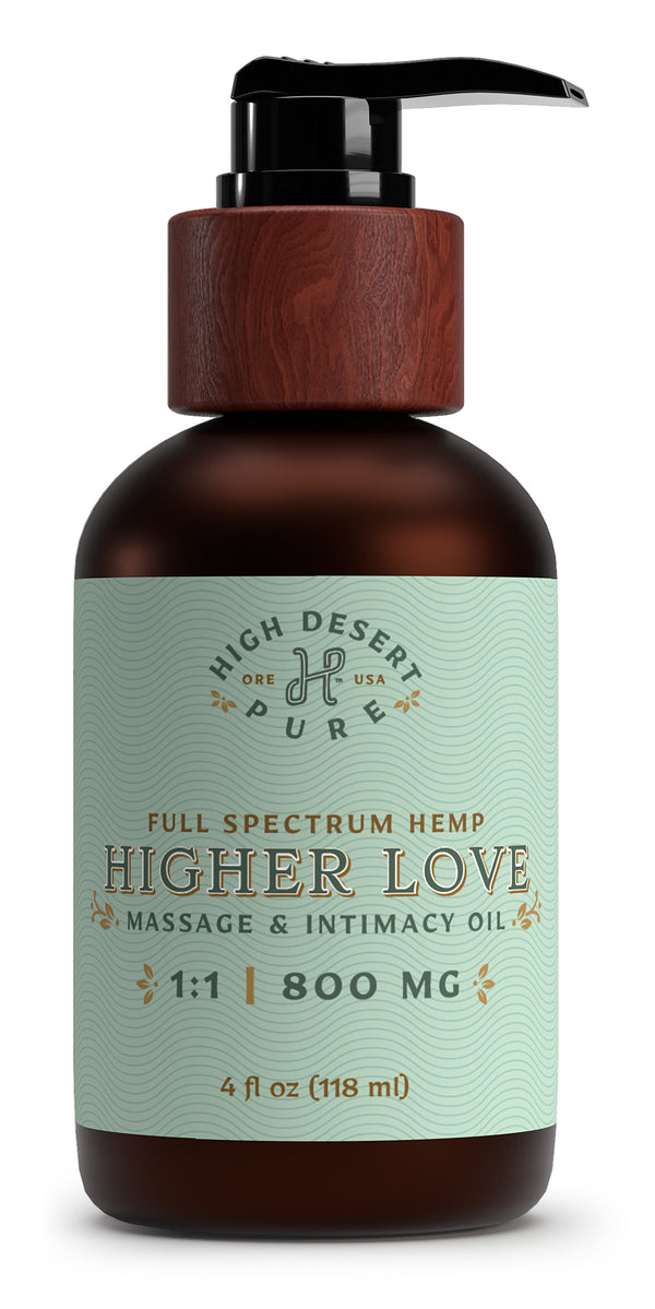 CBD Higher Love Massage & Intimacy Oil