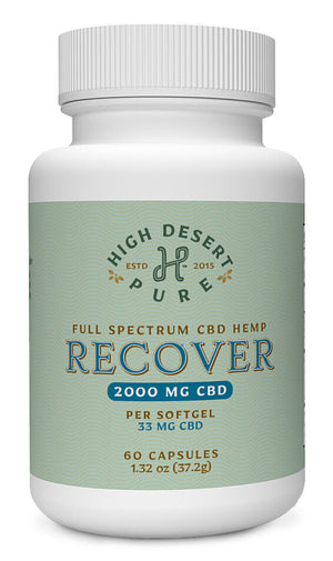 CBD Recover Softgels